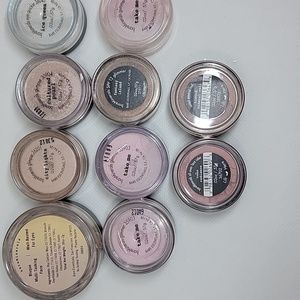 BareMinerals lot of makeup and eye shadows